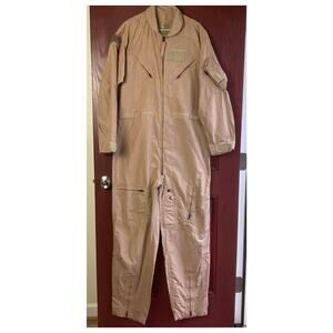 Barrier Wear Coveralls CWU-27P Flyers Men Summer Flight 44L Tan Fire Resistant